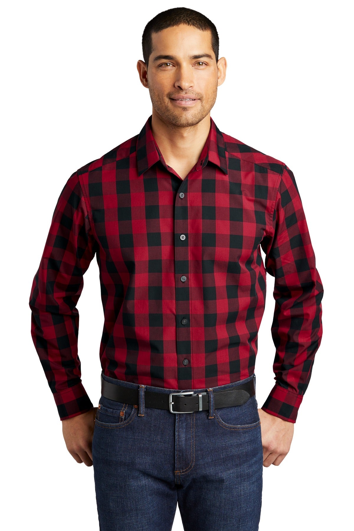 Port Authority Men's Everyday Plaid Shirt. W670 Mens Apparel Shirts & Tops