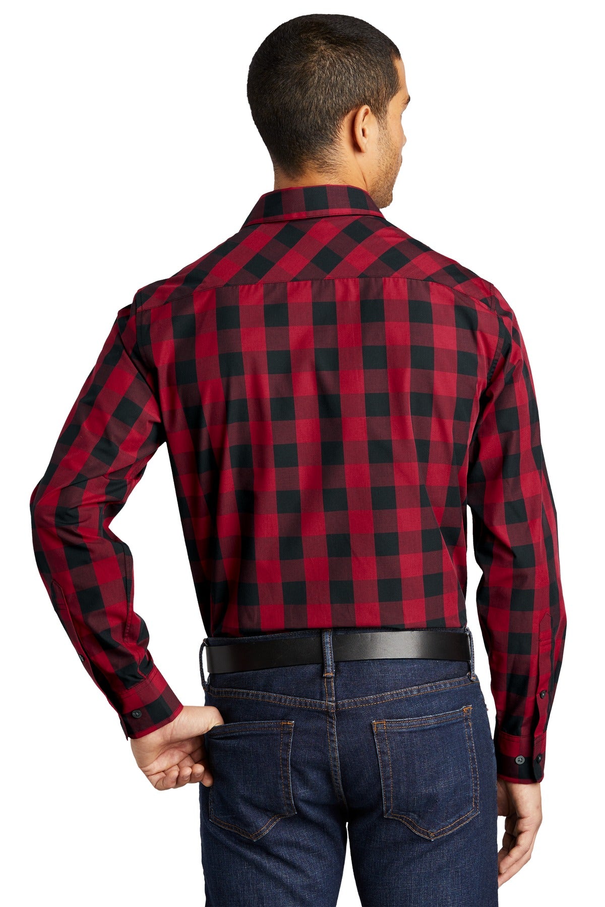 Port Authority Men's Everyday Plaid Shirt. W670 Mens Apparel Shirts & Tops