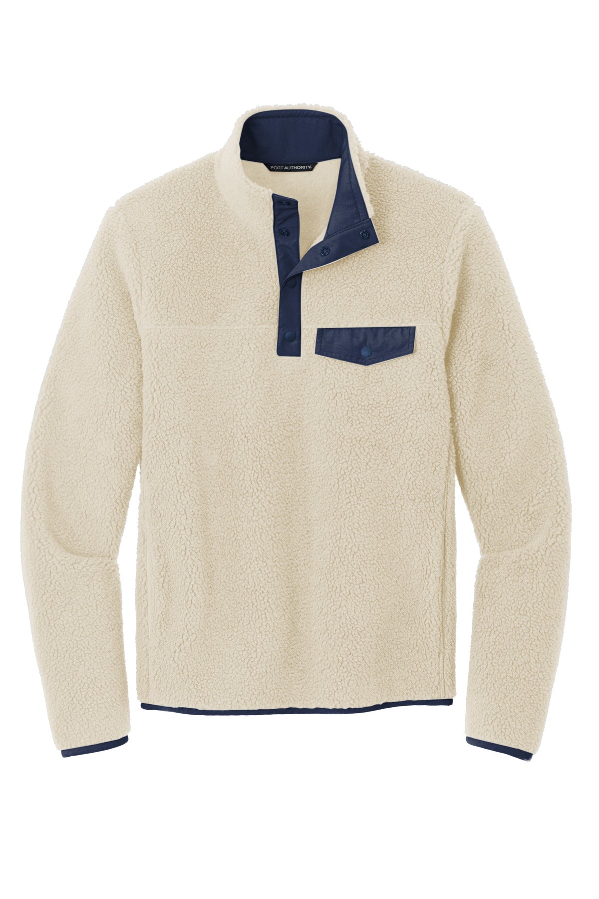 Port Authority Men's Camp Fleece Snap Pullover F140 Mens Apparel Sweatshirts & Fleece