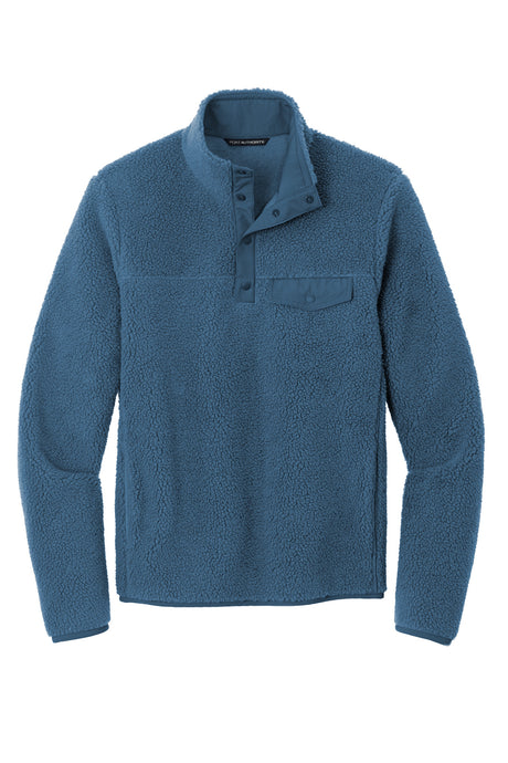 Port Authority Men's Camp Fleece Snap Pullover F140 Mens Apparel Sweatshirts & Fleece