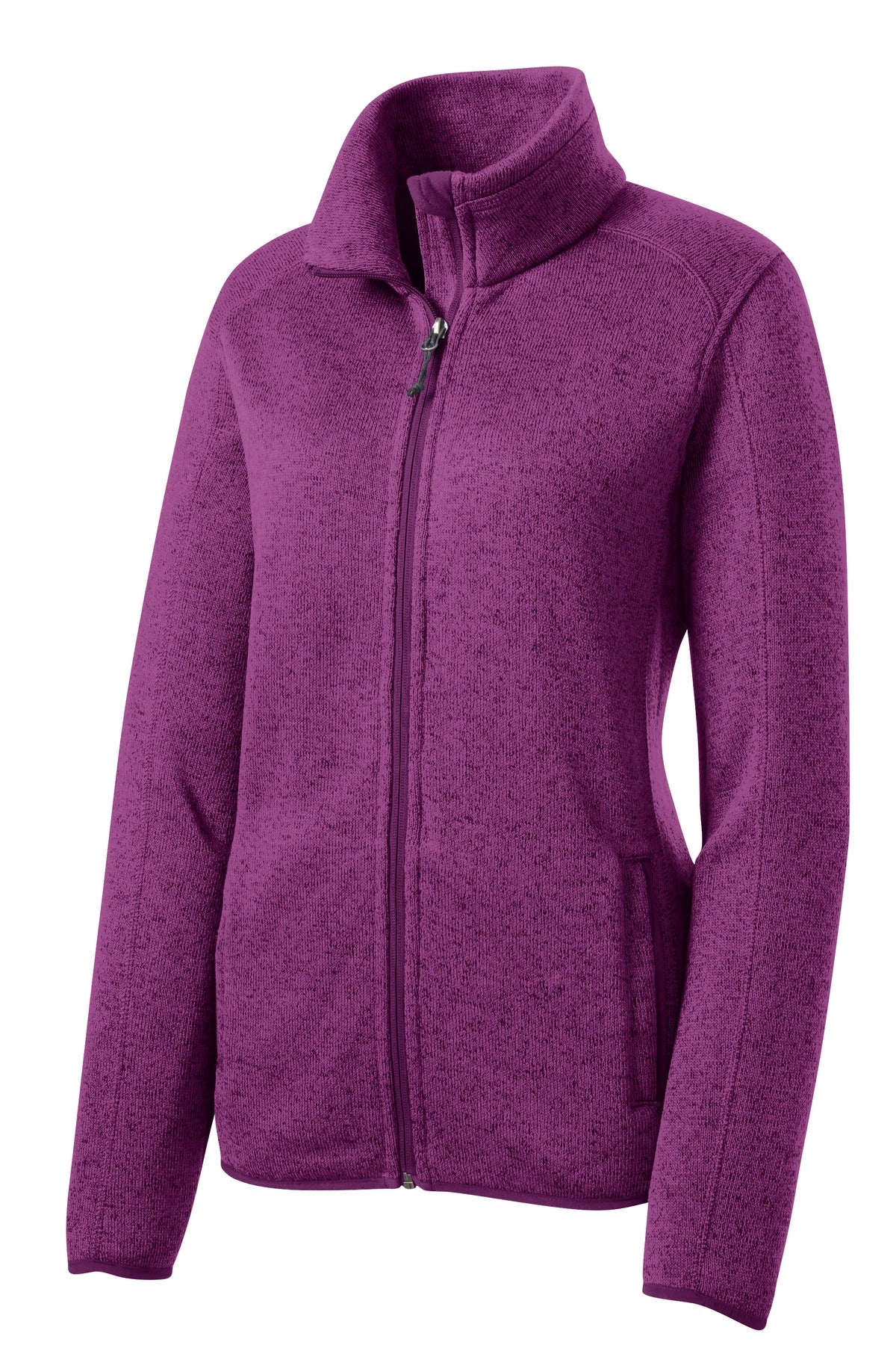 Port Authority Women's Sweater Fleece Jacket. L232 Womens Apparel Sweatshirts & Fleece