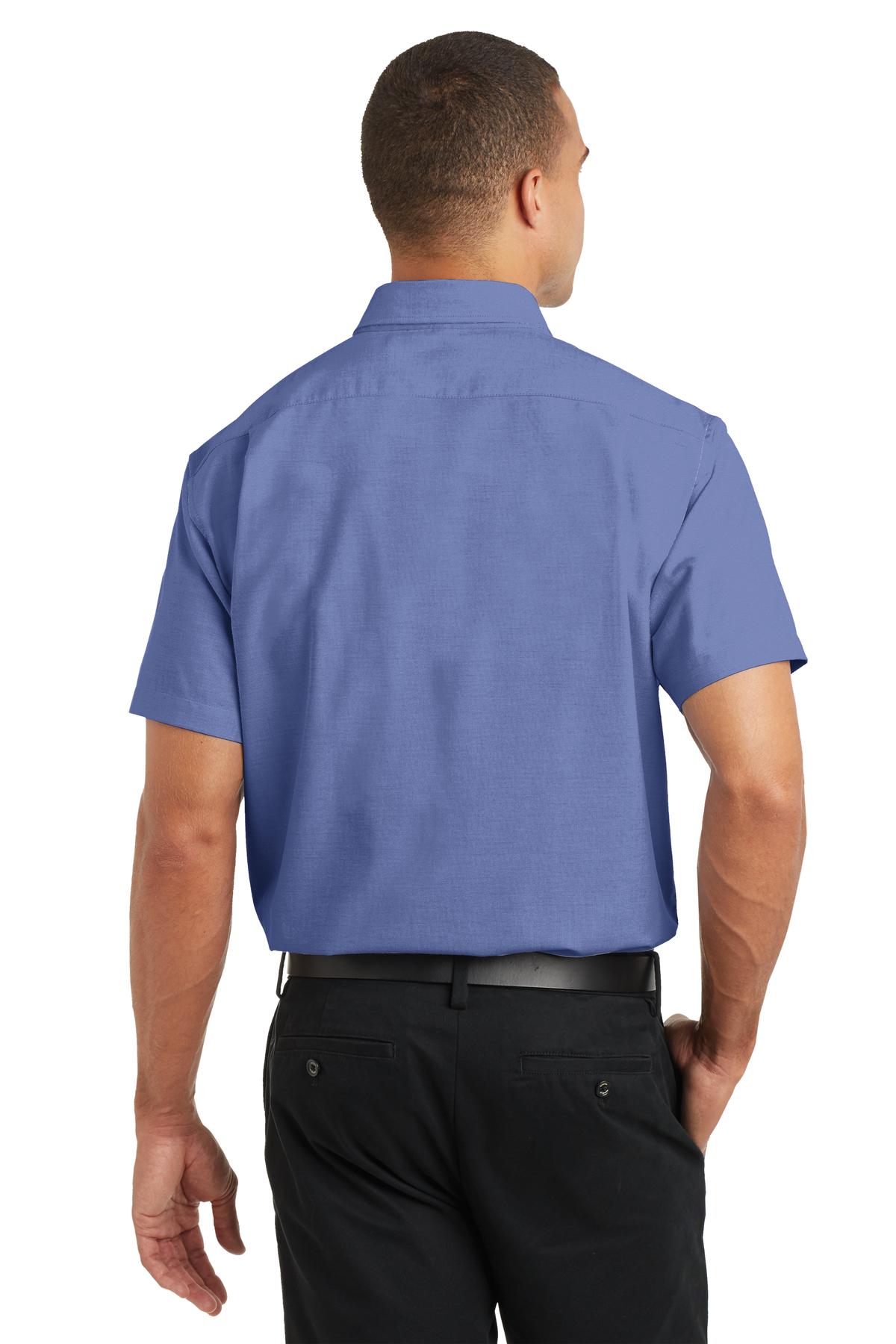 Port Authority Men's Short Sleeve SuperPro Oxford Shirt. S659 Mens Apparel Shirts & Tops