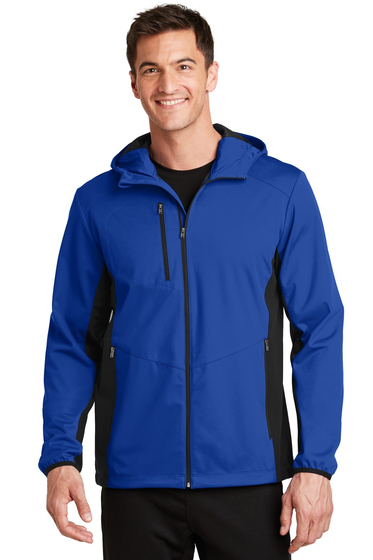 Port Authority Men's Active Hooded Soft Shell Jacket. J719 Mens Apparel Jackets & Vests