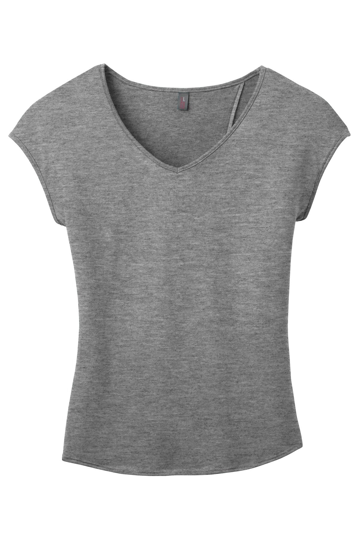 District Women's Drapey Cross-Back Tee. DM416 Womens Apparel Shirts & Tops