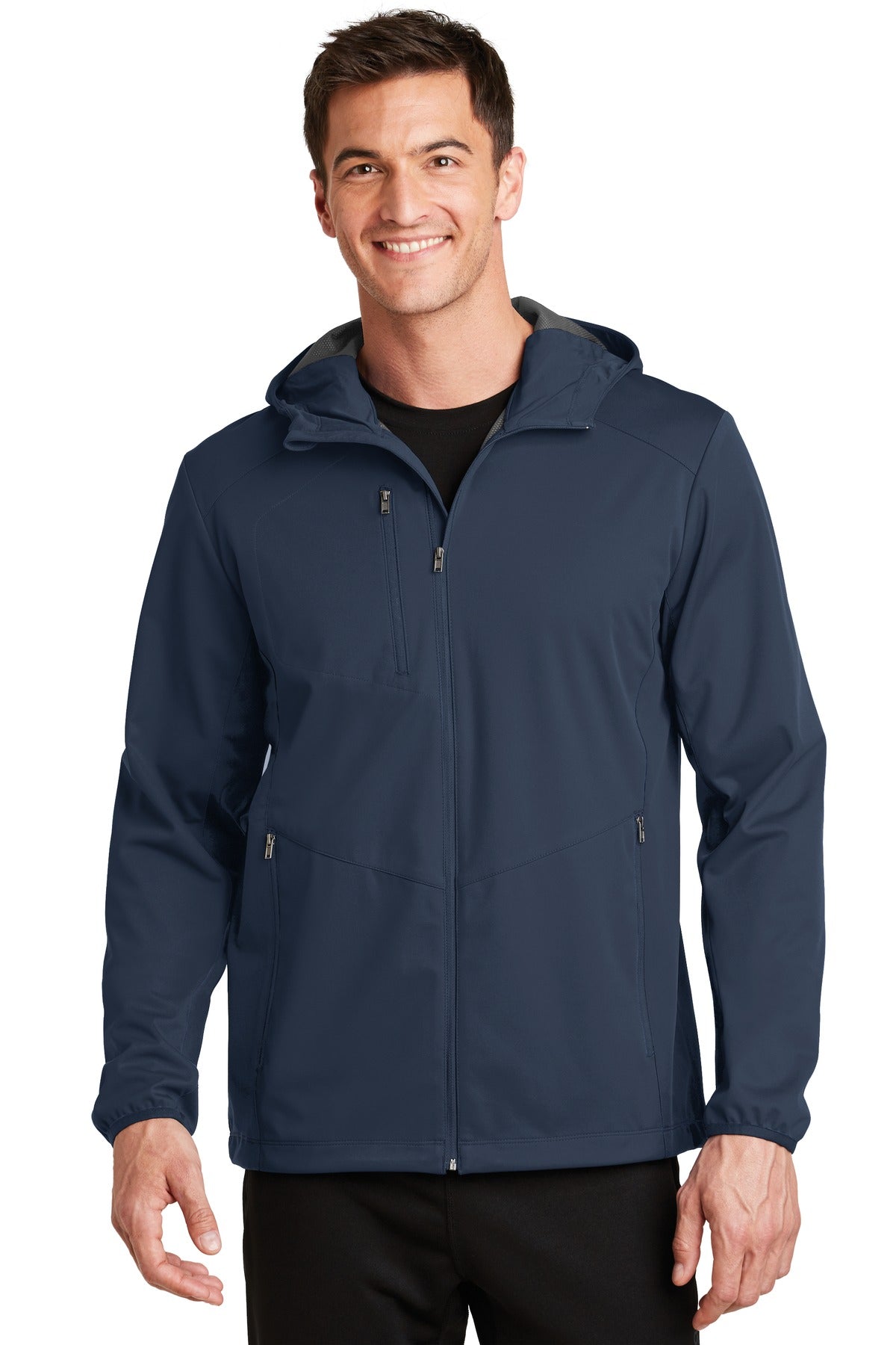 Port Authority Men's Active Hooded Soft Shell Jacket. J719 Mens Apparel Jackets & Vests