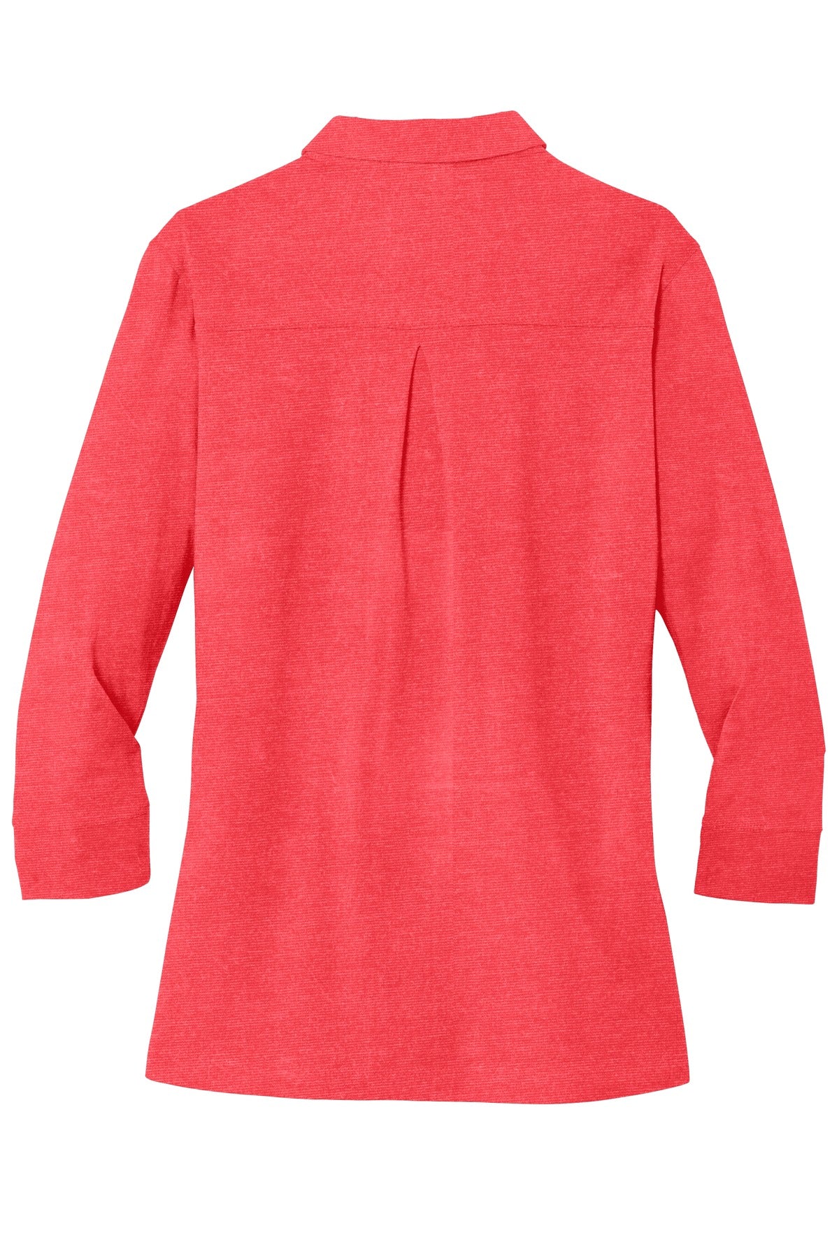 Port Authority Women's 3/4-Sleeve Meridian Cotton Blend Polo. L578 Womens Apparel Shirts & Tops