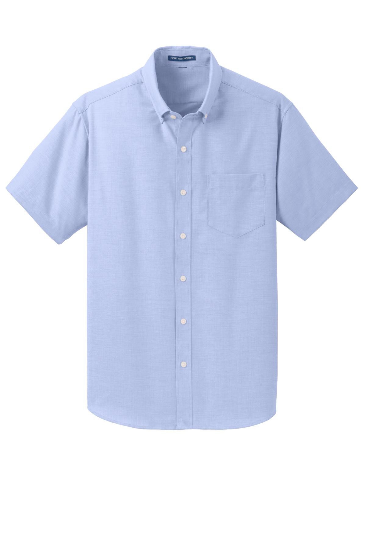 Port Authority Men's Short Sleeve SuperPro Oxford Shirt. S659 Mens Apparel Shirts & Tops