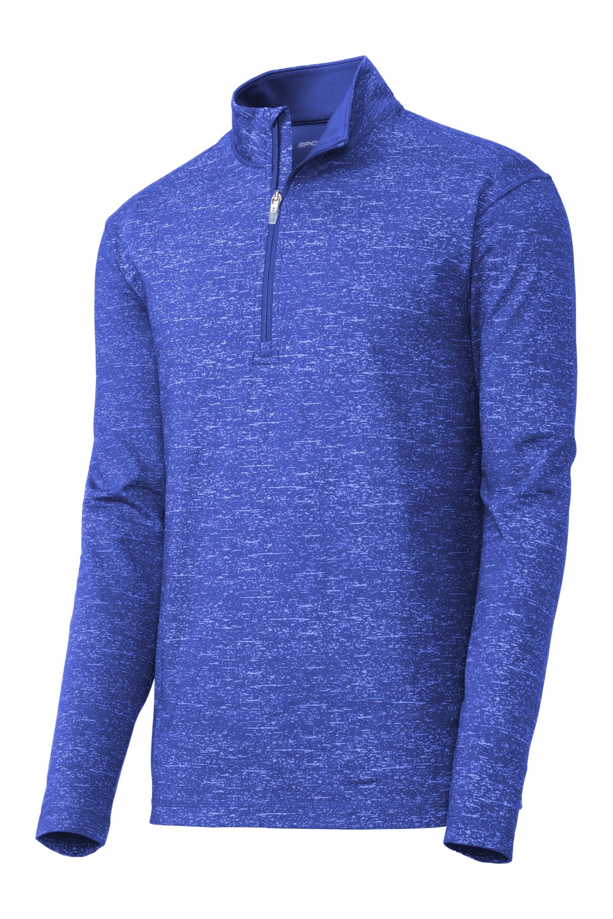 Sport-Tek Men's Sport-Wick Stretch Reflective Heather 1/2-Zip Pullover Mens Apparel Sweatshirts & Fleece