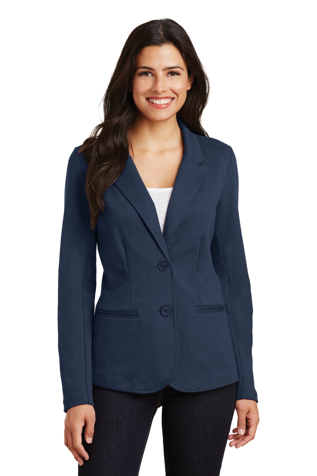Port Authority Women's Knit Blazer. LM2000 Womens Apparel Jackets & Vests