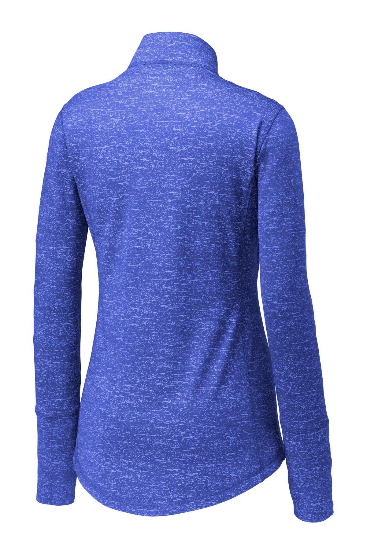 Sport-Tek Women's Sport-Wick Stretch Reflective Heather 1/2-Zip Pullover LST855 Womens Apparel Sweatshirts & Fleece