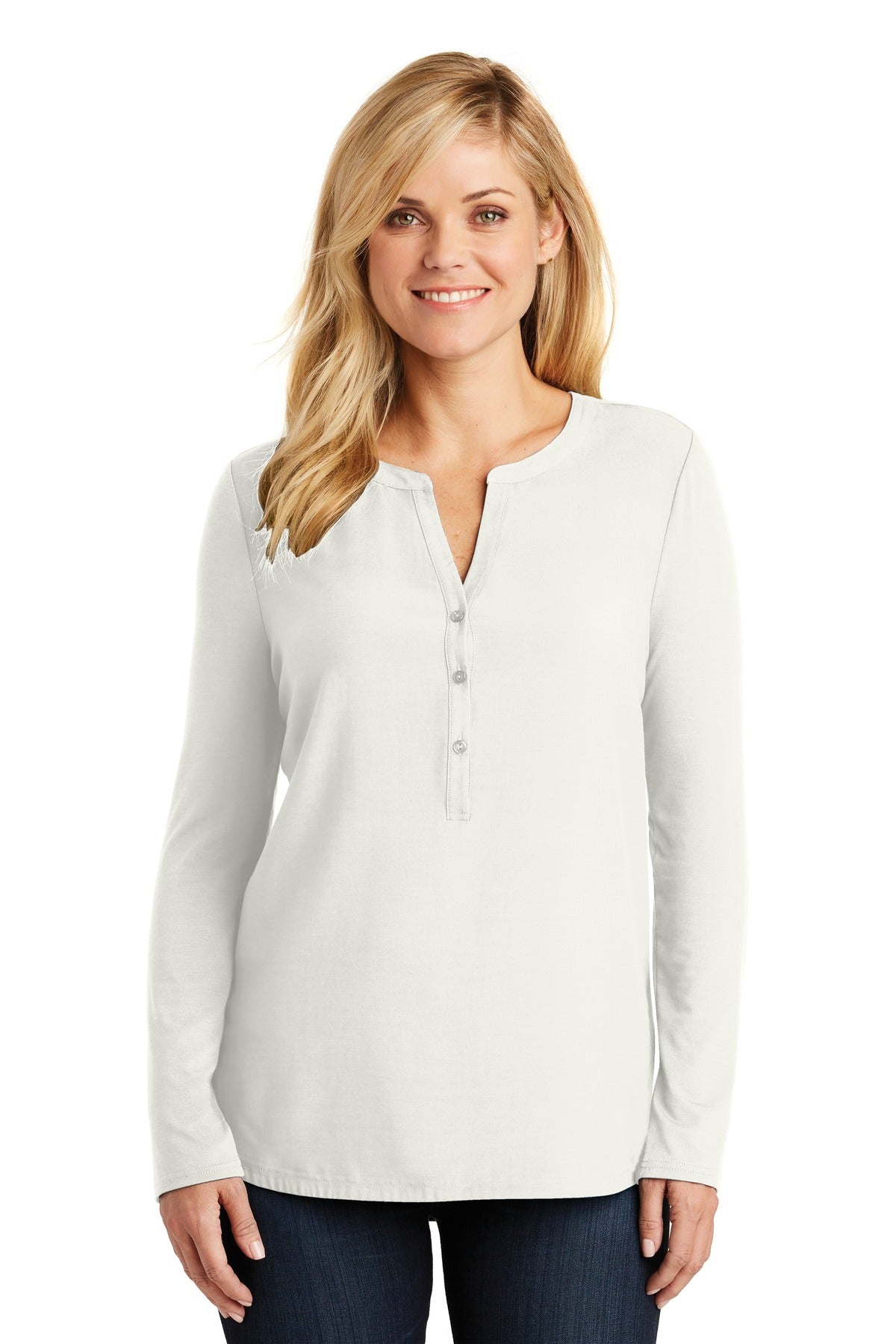 Port Authority Women's Concept Henley Tunic. LK5432 Womens Apparel Shirts & Tops
