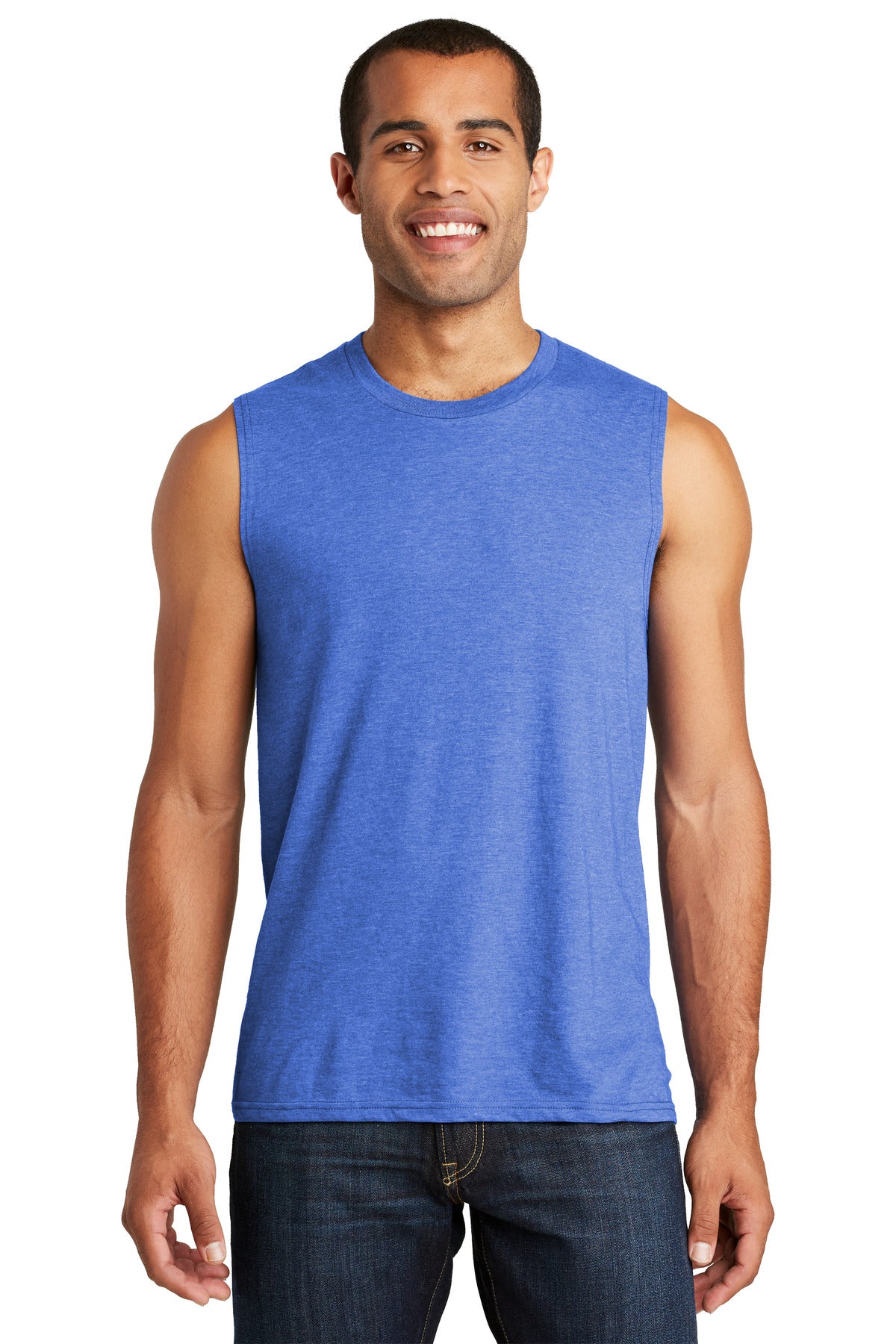 District Men's V.I.T. Muscle Tank. DT6300 Mens Apparel Shirts & Tops