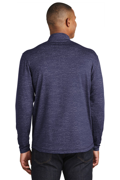 Sport-Tek Men's Sport-Wick Stretch Reflective Heather 1/2-Zip Pullover Mens Apparel Sweatshirts & Fleece