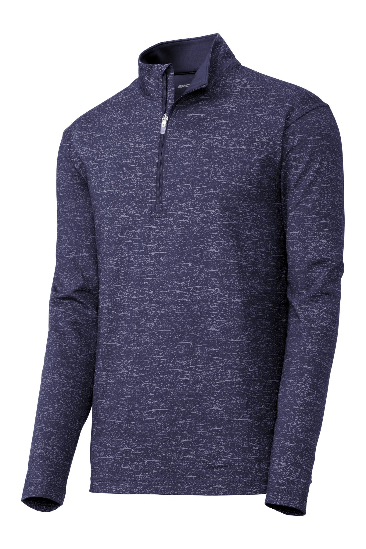 Sport-Tek Men's Sport-Wick Stretch Reflective Heather 1/2-Zip Pullover Mens Apparel Sweatshirts & Fleece