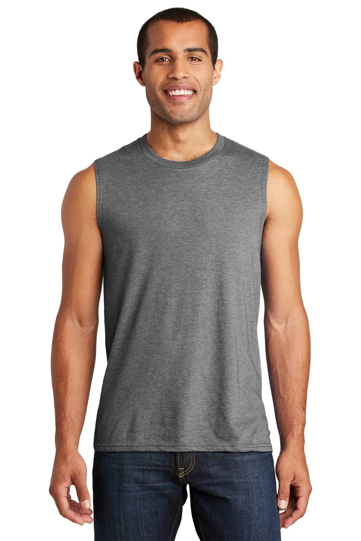District Men's V.I.T. Muscle Tank. DT6300 Mens Apparel Shirts & Tops