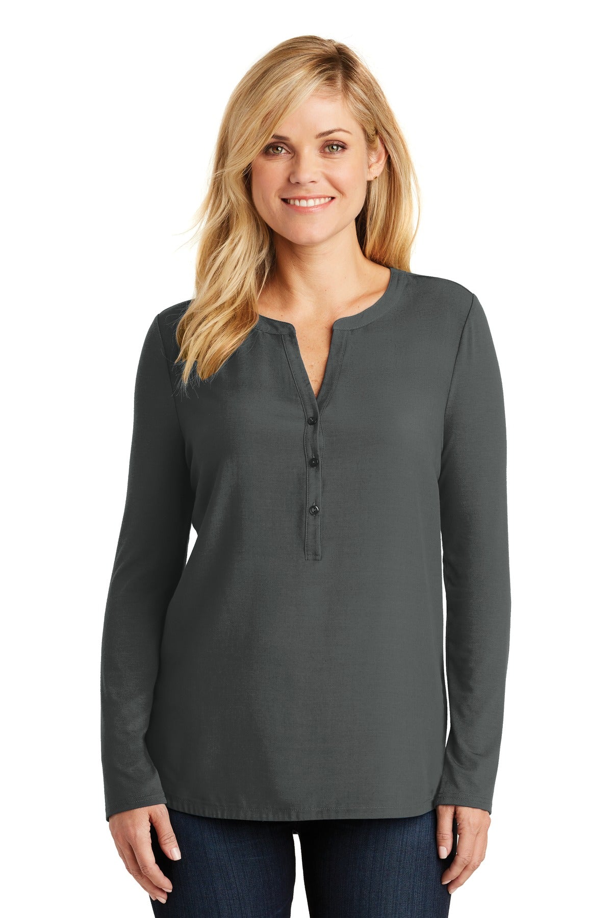 Port Authority Women's Concept Henley Tunic. LK5432 Womens Apparel Shirts & Tops