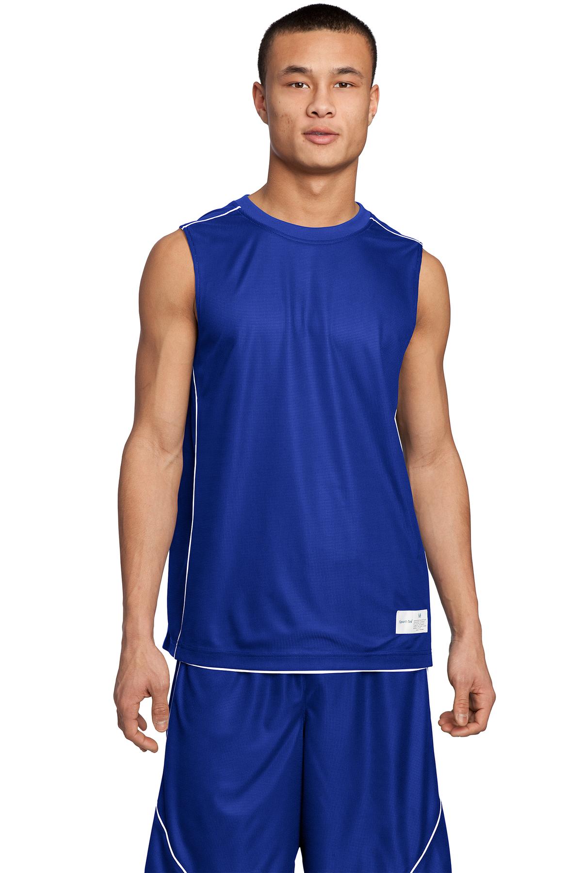 Sport-Tek Men's PosiCharge Mesh Reversible Sleeveless Tee Mens Apparel Shirts & Tops