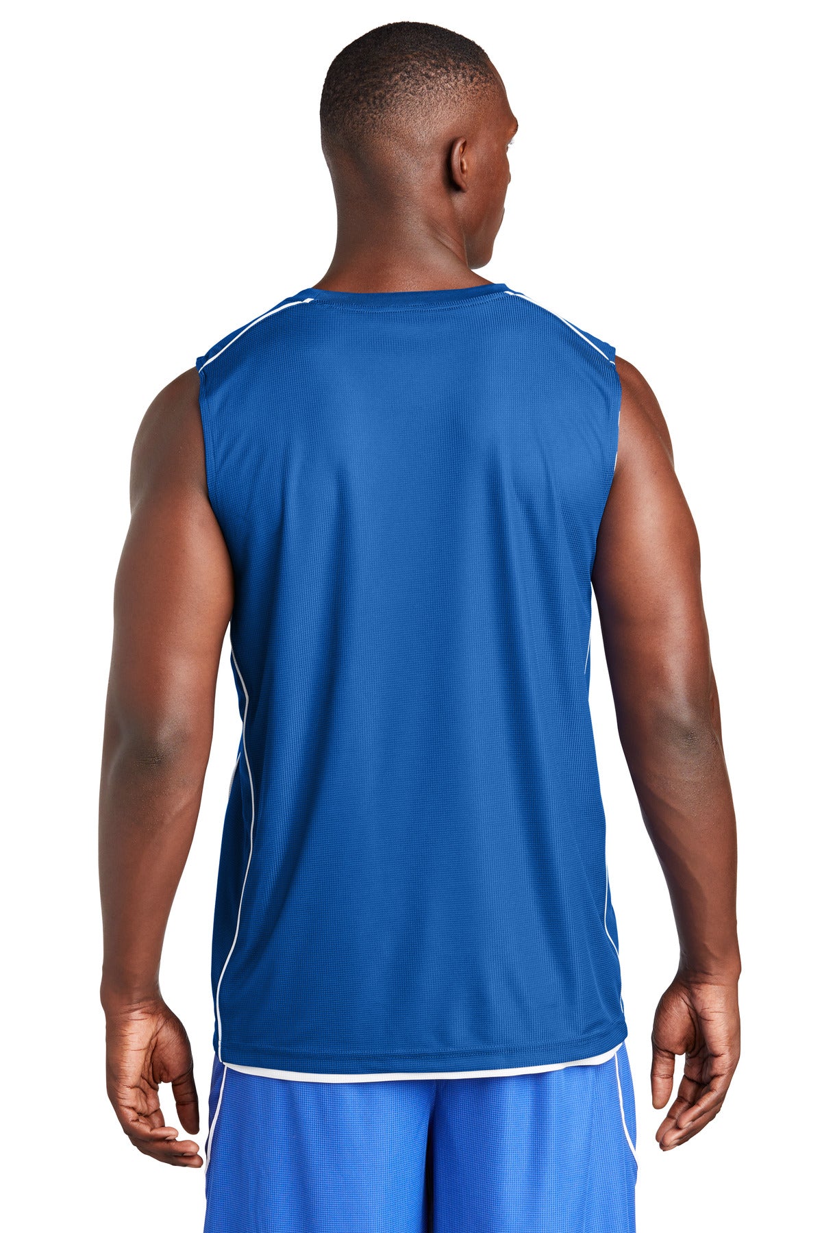 Sport-Tek Men's PosiCharge Mesh Reversible Sleeveless Tee Mens Apparel Shirts & Tops