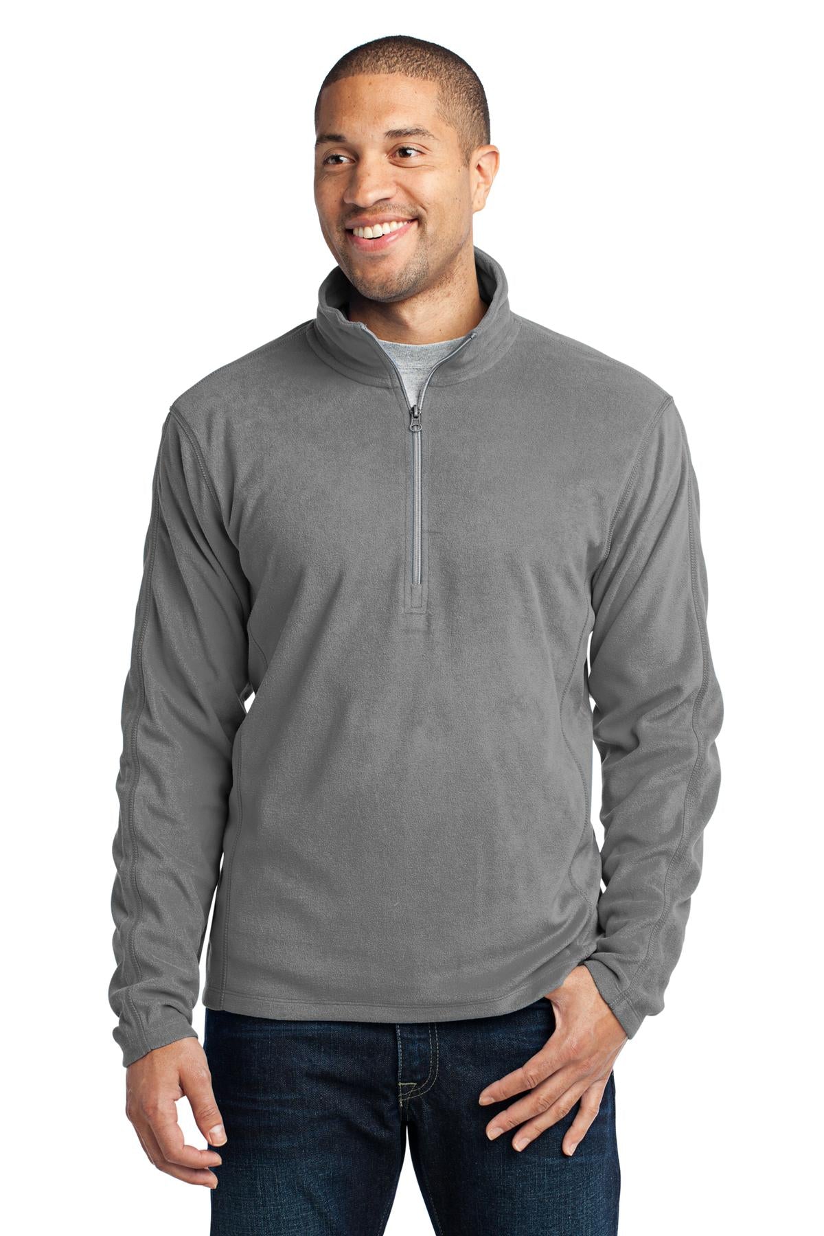 Port Authority Men's Microfleece 1/2-Zip Pullover. F224 Mens Apparel Sweatshirts & Fleece