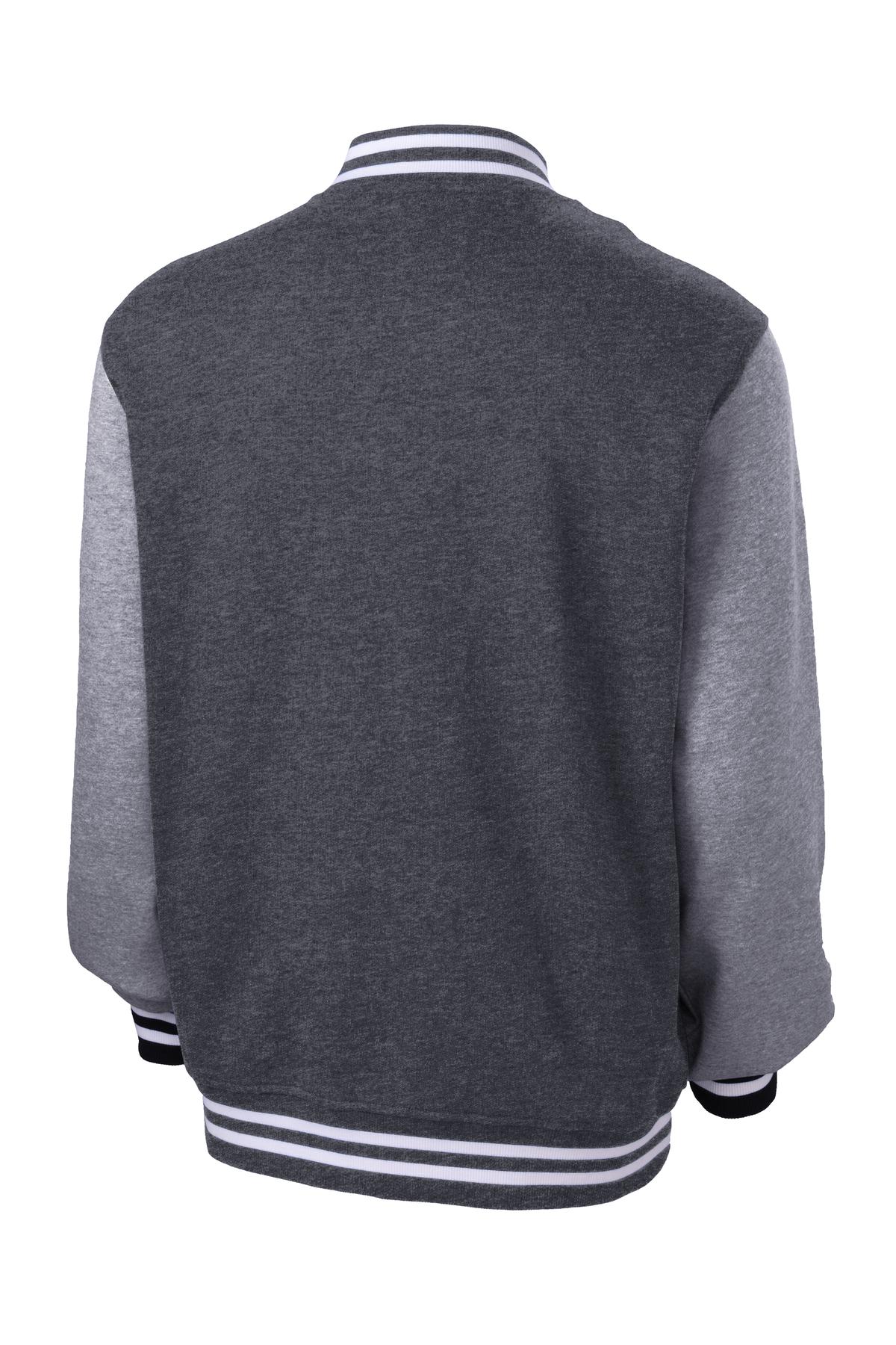 Sport-Tek Women's Fleece Letterman Jacket Womens Apparel Jackets & Vests