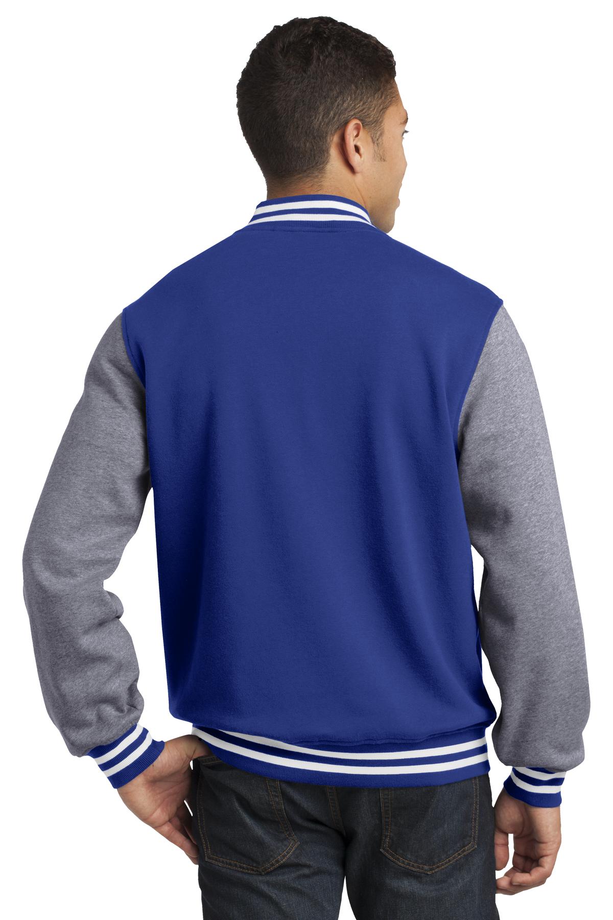 Sport-Tek Women's Fleece Letterman Jacket Womens Apparel Jackets & Vests