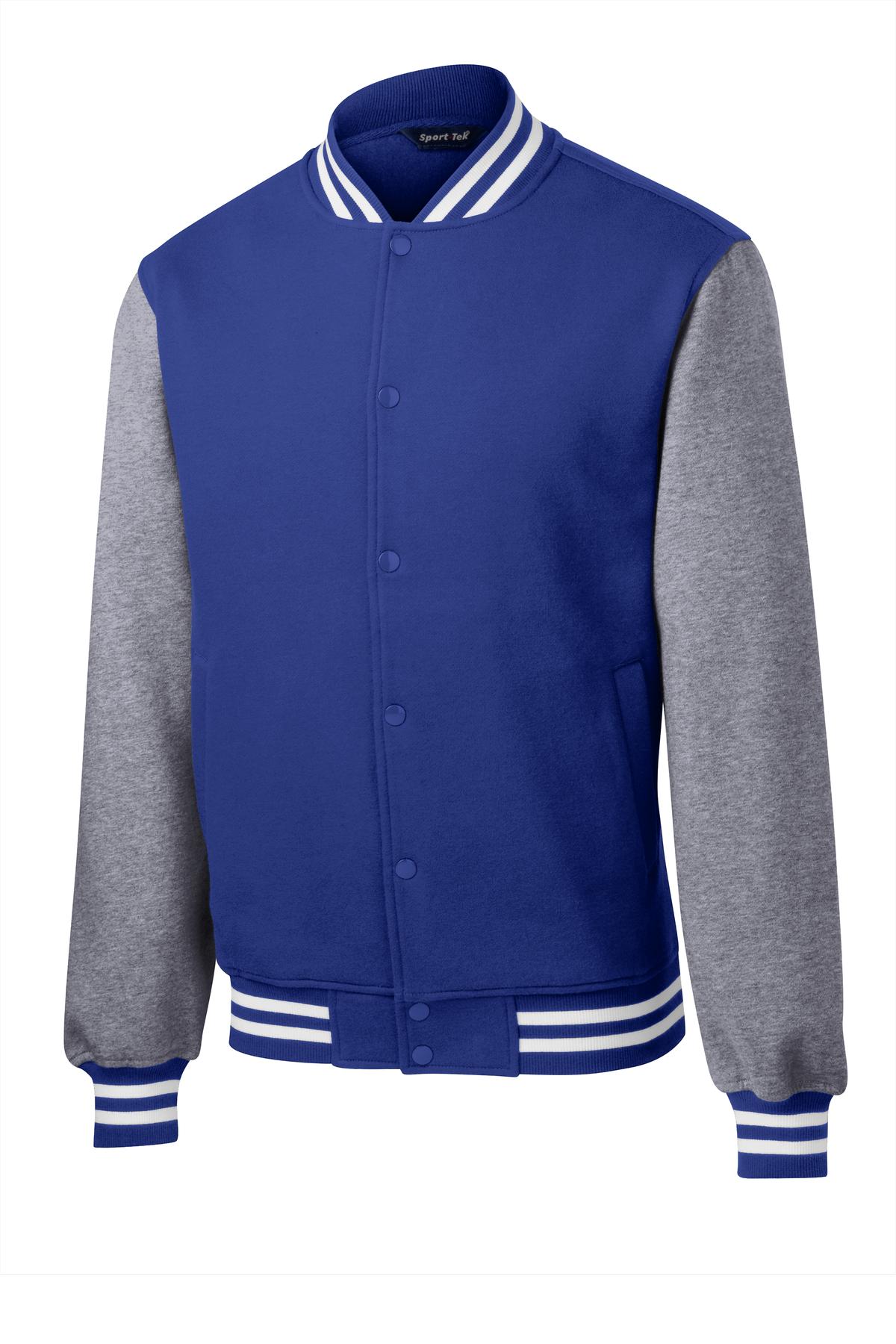 Sport-Tek Women's Fleece Letterman Jacket Womens Apparel Jackets & Vests