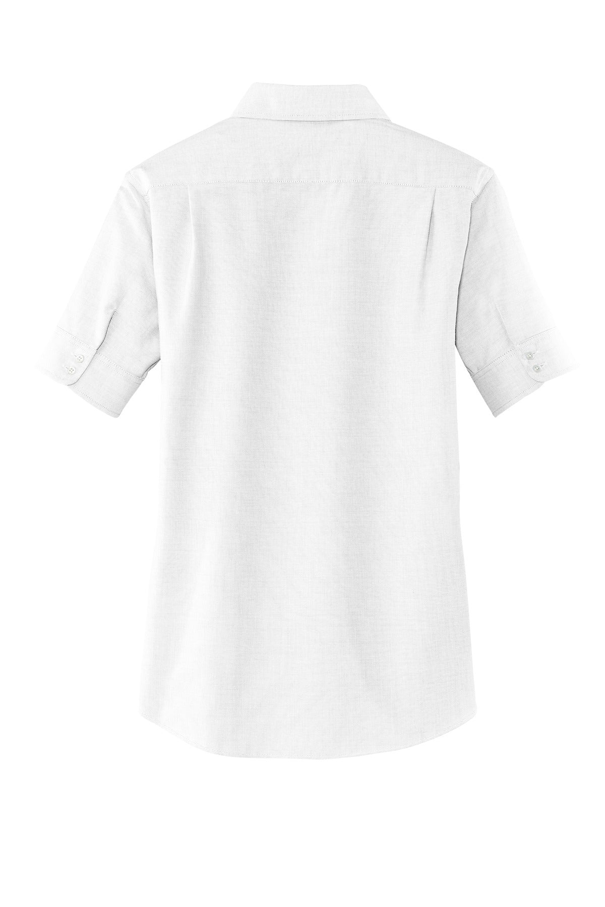 Port Authority Women's Short Sleeve SuperPro Oxford Shirt. L659 Womens Apparel Shirts & Tops