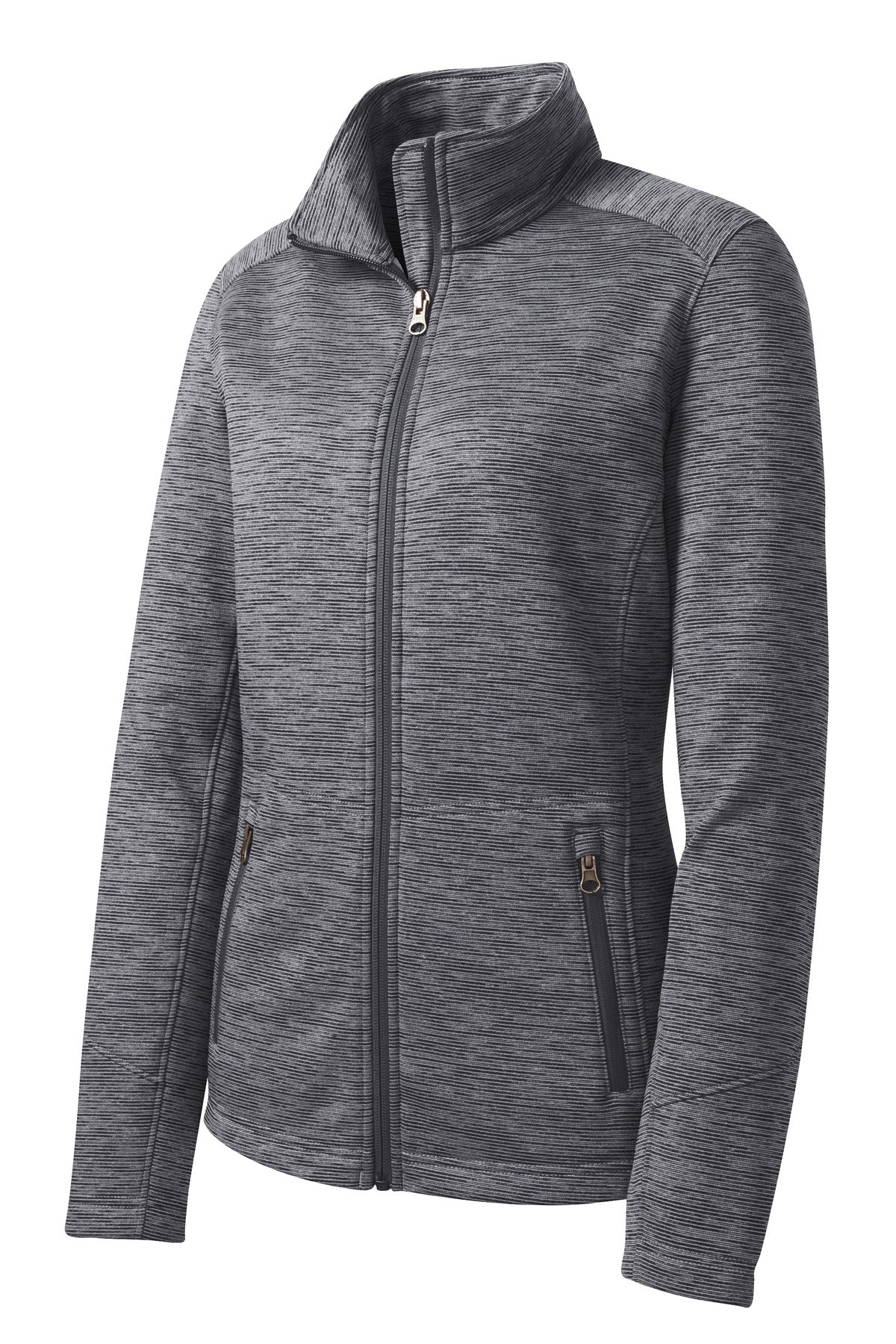 Port Authority Women's Digi Stripe Fleece Jacket. L231 Womens Apparel Jackets & Vests