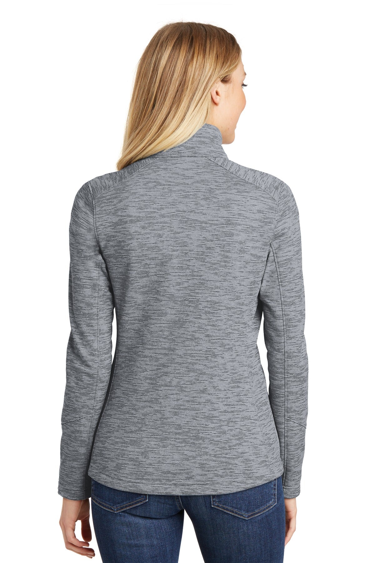 Port Authority Women's Digi Stripe Fleece Jacket. L231 Womens Apparel Jackets & Vests