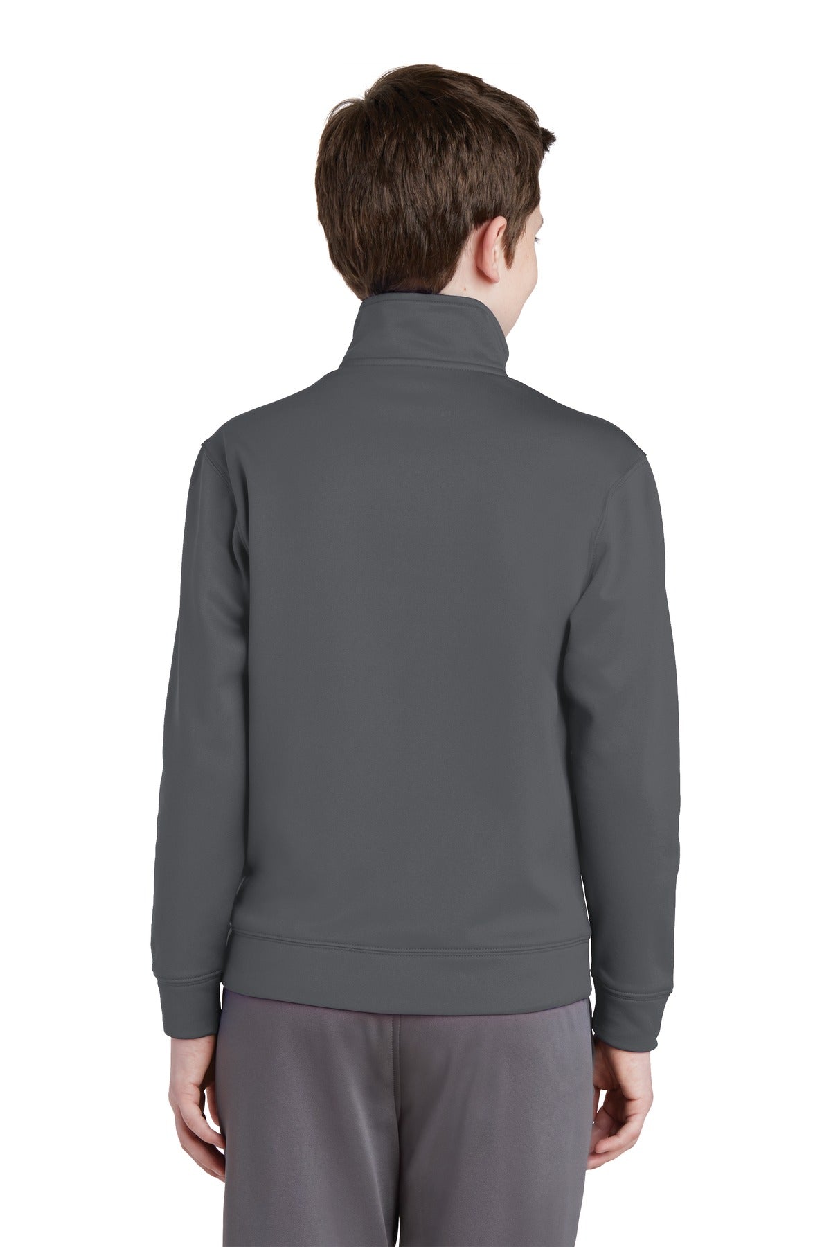 Sport-Tek Youth Sport-Wick Fleece Full-Zip Jacket. YST241 Youth Apparel Jackets & Vests