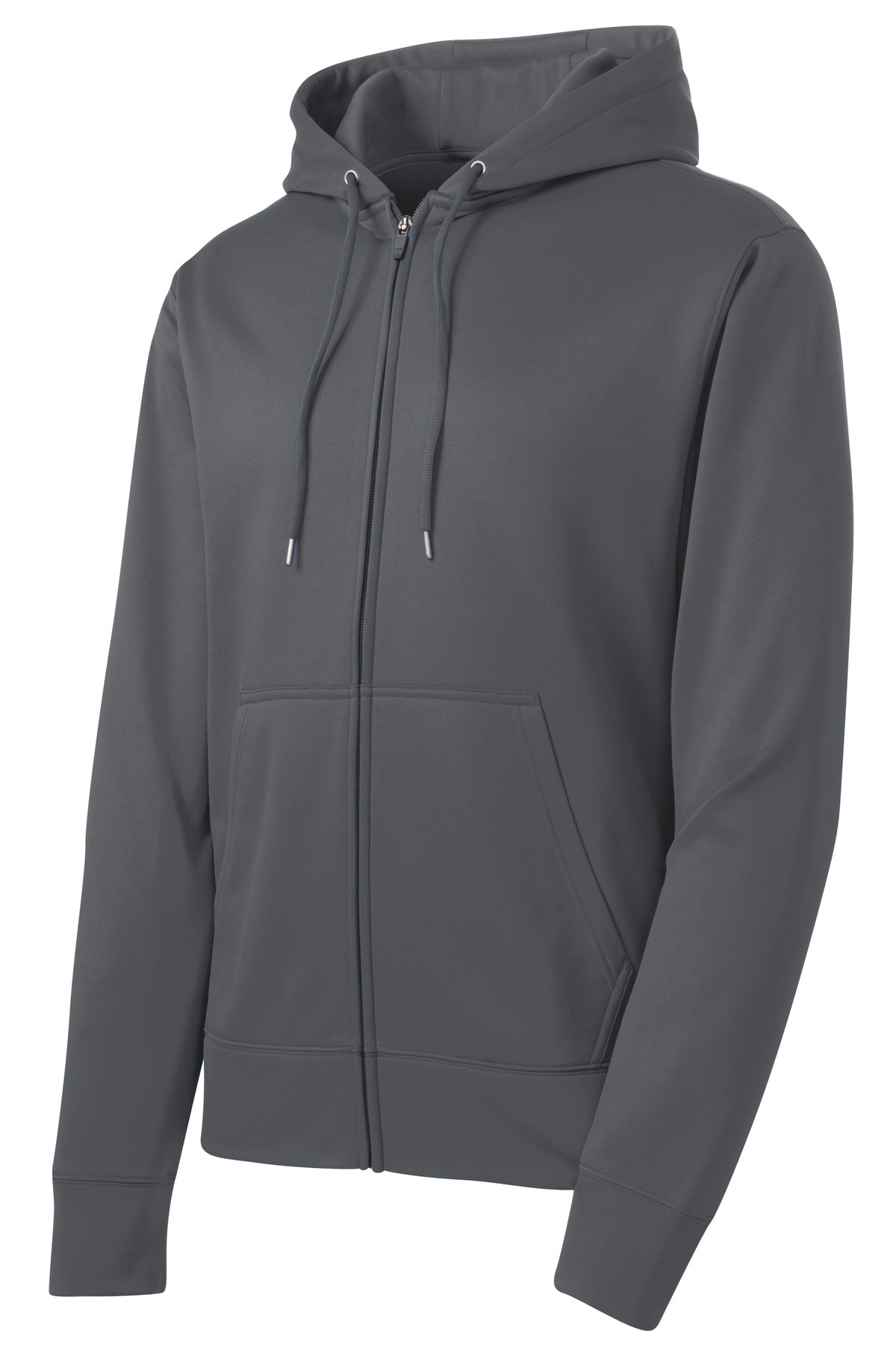 Sport-Tek Men's Sport-Wick Fleece Full-Zip Hooded Jacket Mens Apparel Sweatshirts & Fleece
