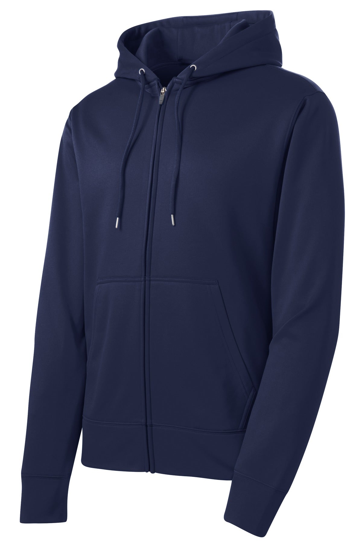 Sport-Tek Men's Sport-Wick Fleece Full-Zip Hooded Jacket Mens Apparel Sweatshirts & Fleece
