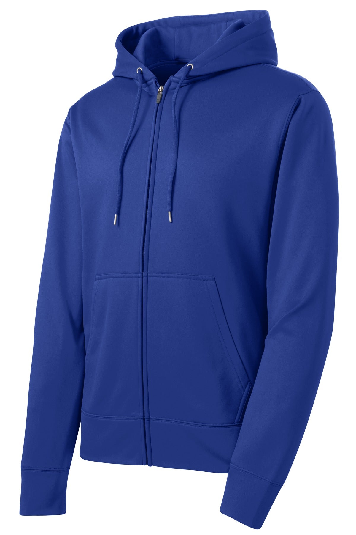Sport-Tek Men's Sport-Wick Fleece Full-Zip Hooded Jacket Mens Apparel Sweatshirts & Fleece