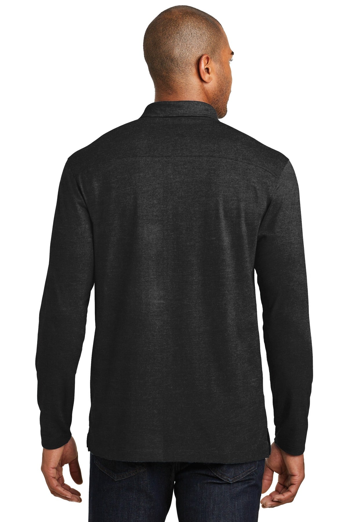 Port Authority Long Sleeve Meridian Cotton Blend Polo. K577LS Mens Apparel Shirts & Tops