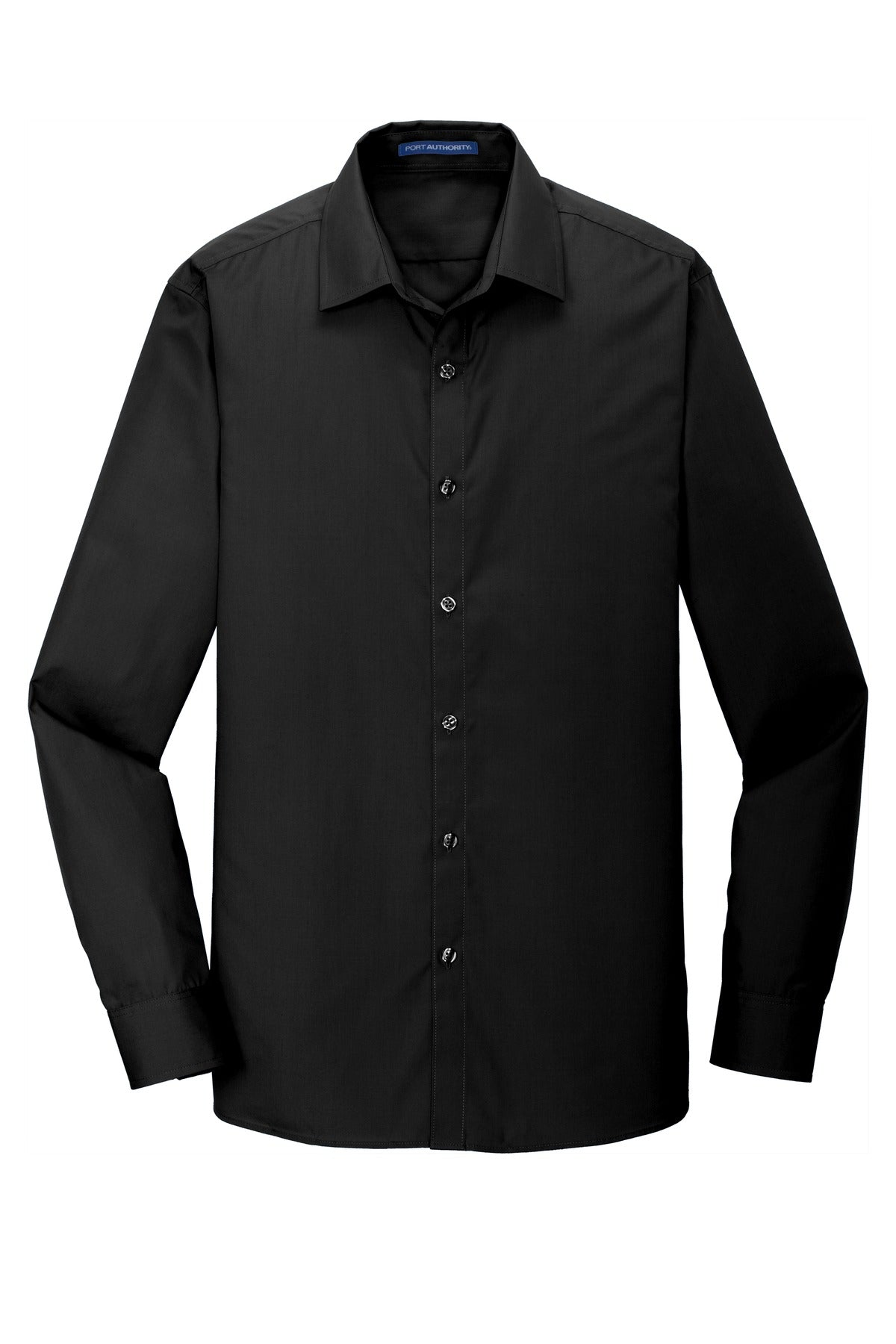 Port Authority Men's Slim Fit Carefree Poplin Shirt. W103 Mens Apparel Shirts & Tops