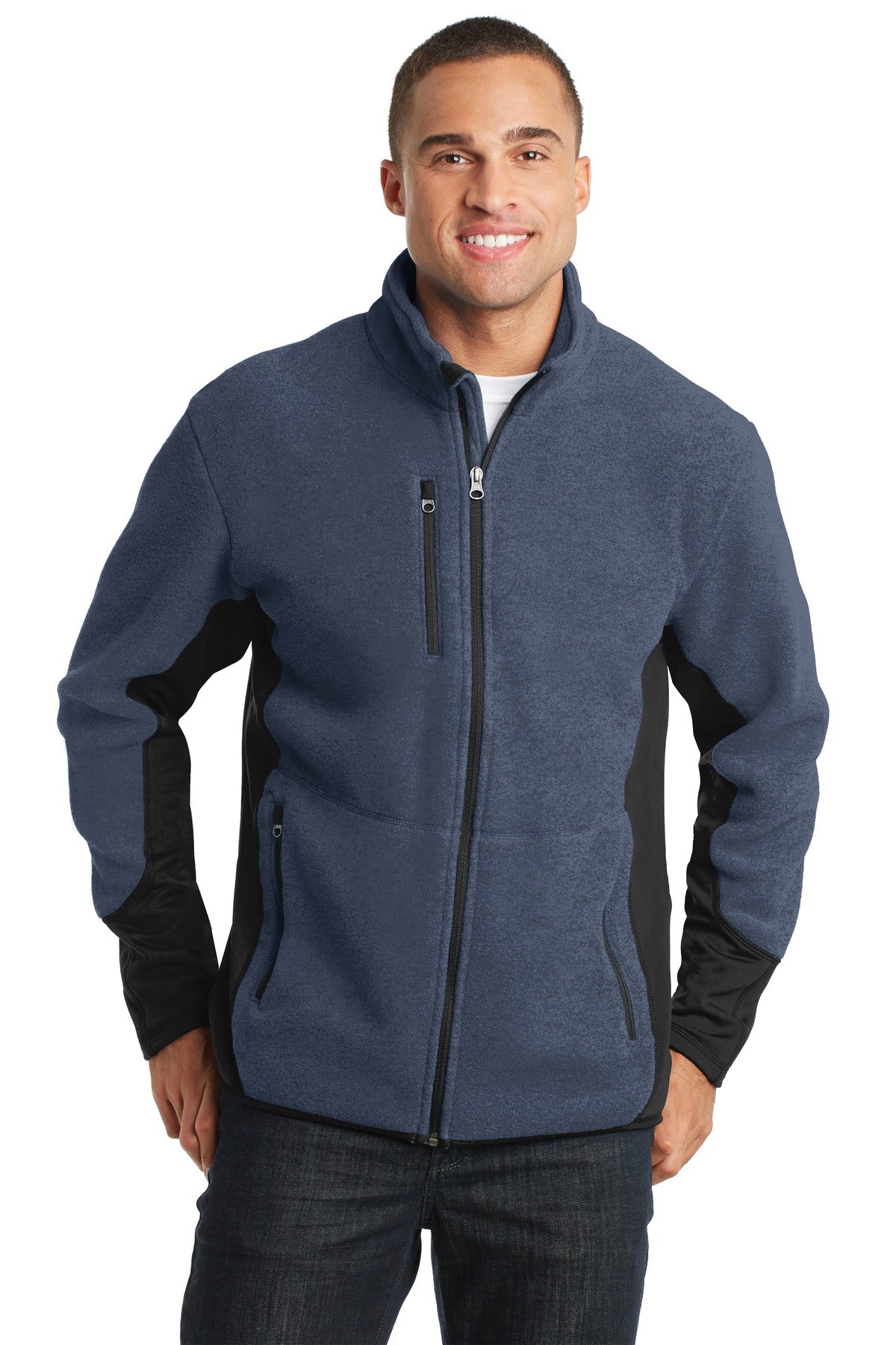 Port AuthorityMen's R-Tek Pro Fleece Full-Zip Jacket. F227 Mens Apparel Jackets & Vests