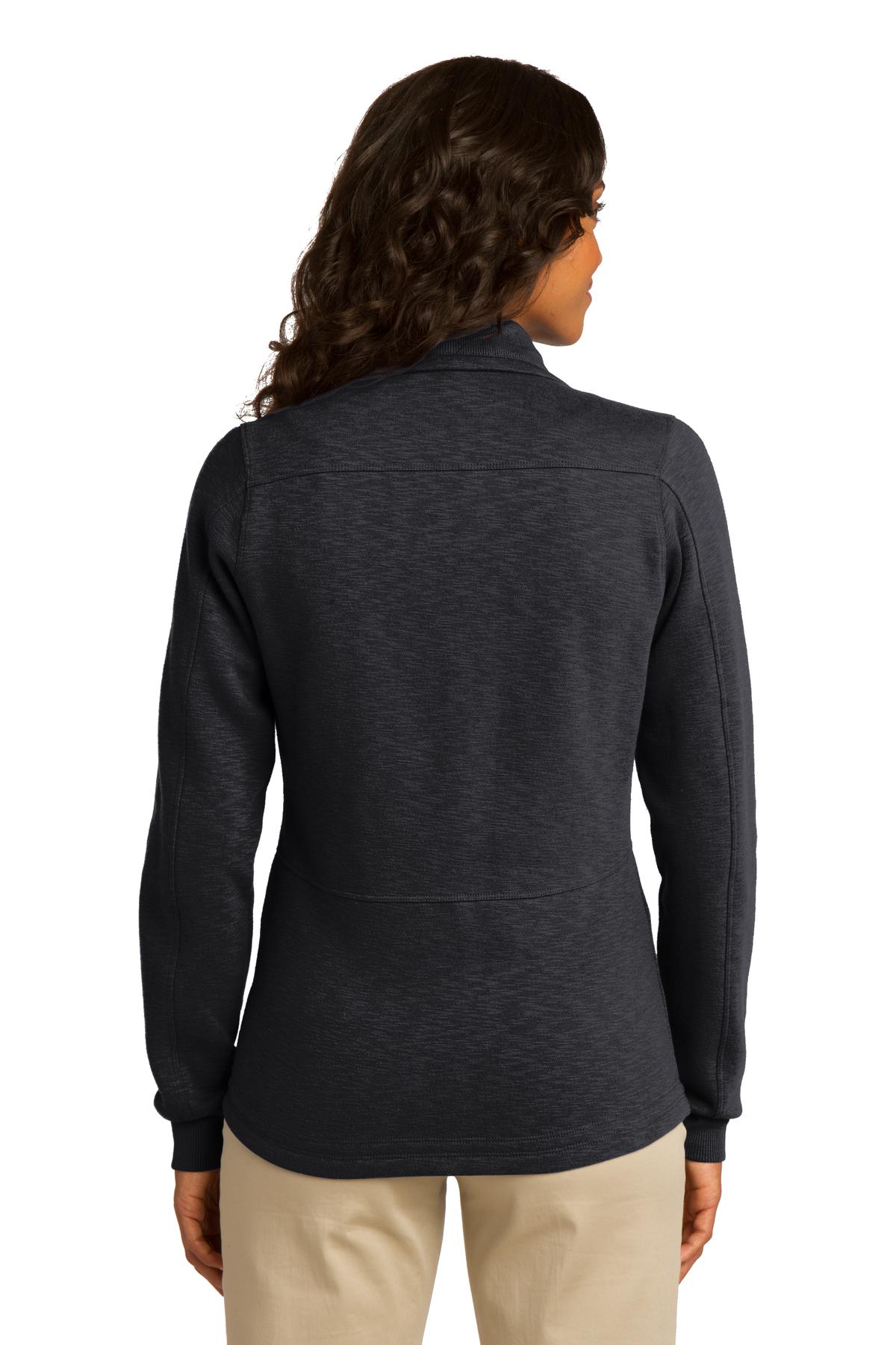 Port Authority Women's Slub Fleece Full-Zip Jacket. L293 Womens Apparel Jackets & Vests