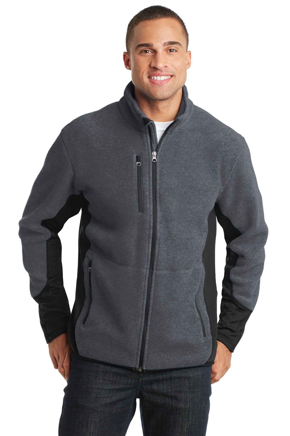 Port AuthorityMen's R-Tek Pro Fleece Full-Zip Jacket. F227 Mens Apparel Jackets & Vests