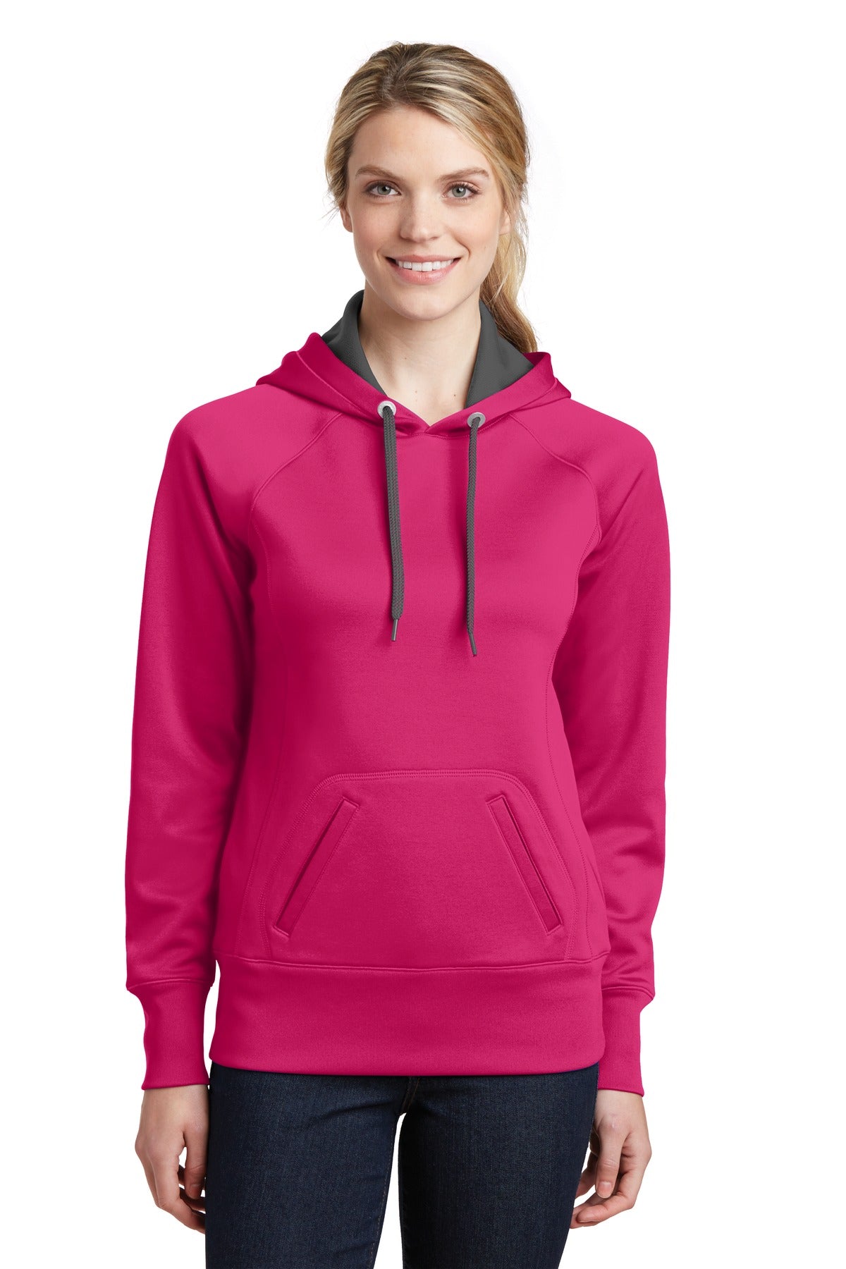 Sport-Tek Ladies Tech Fleece Hooded Sweatshirt. LST250 Womens Apparel Sweatshirts & Fleece