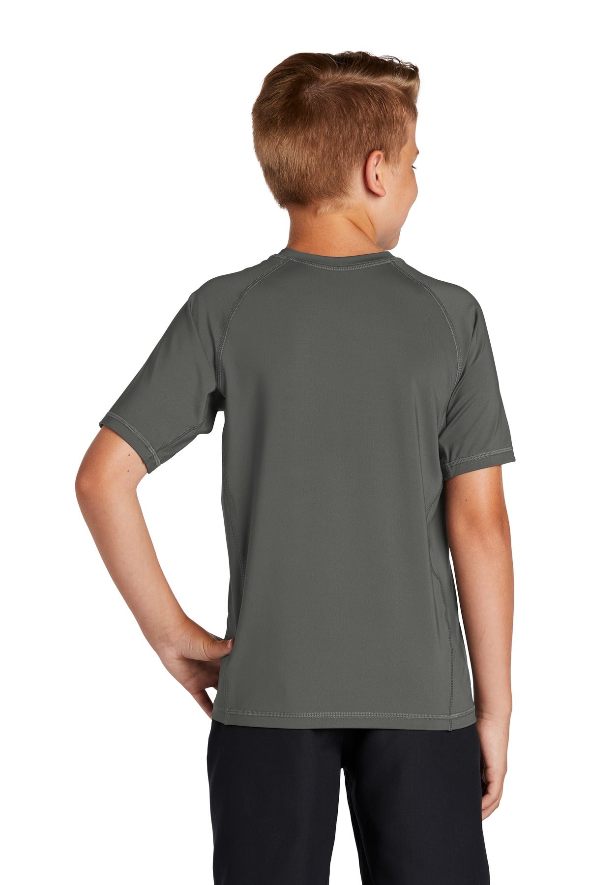 Sport-Tek Youth Rashguard Tee YST470 Youth Apparel Shirts & Tops