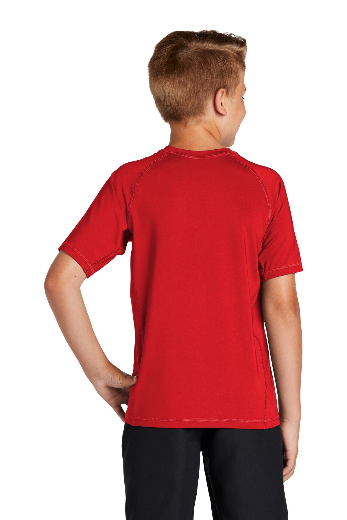 Sport-Tek Youth Rashguard Tee YST470 Youth Apparel Shirts & Tops