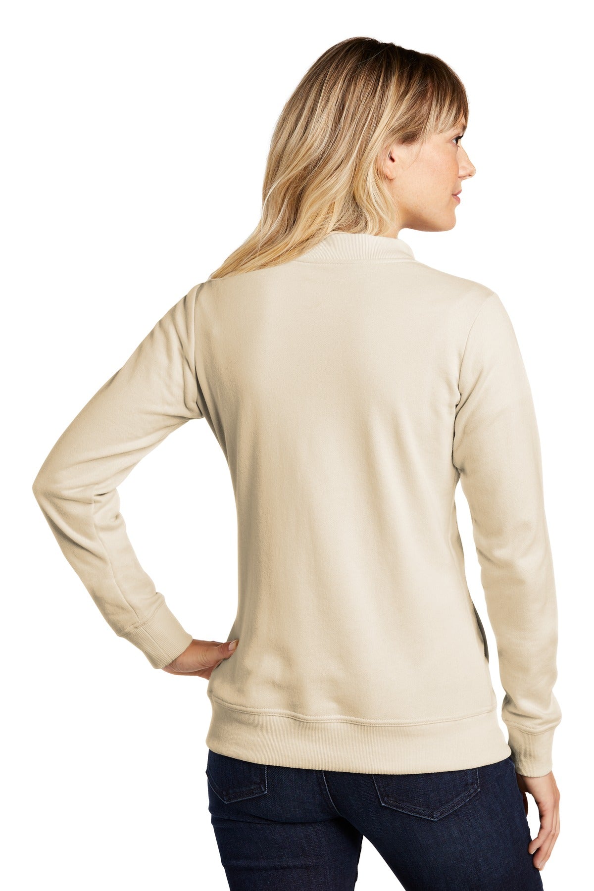 Sport-Tek Women's Lightweight French Terry Bomber LST274 Womens Apparel Sweatshirts & Fleece
