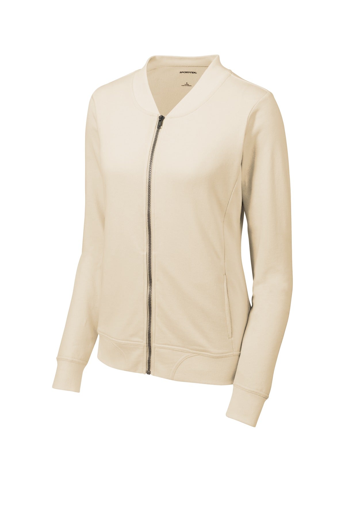 Sport-Tek Women's Lightweight French Terry Bomber LST274 Womens Apparel Sweatshirts & Fleece