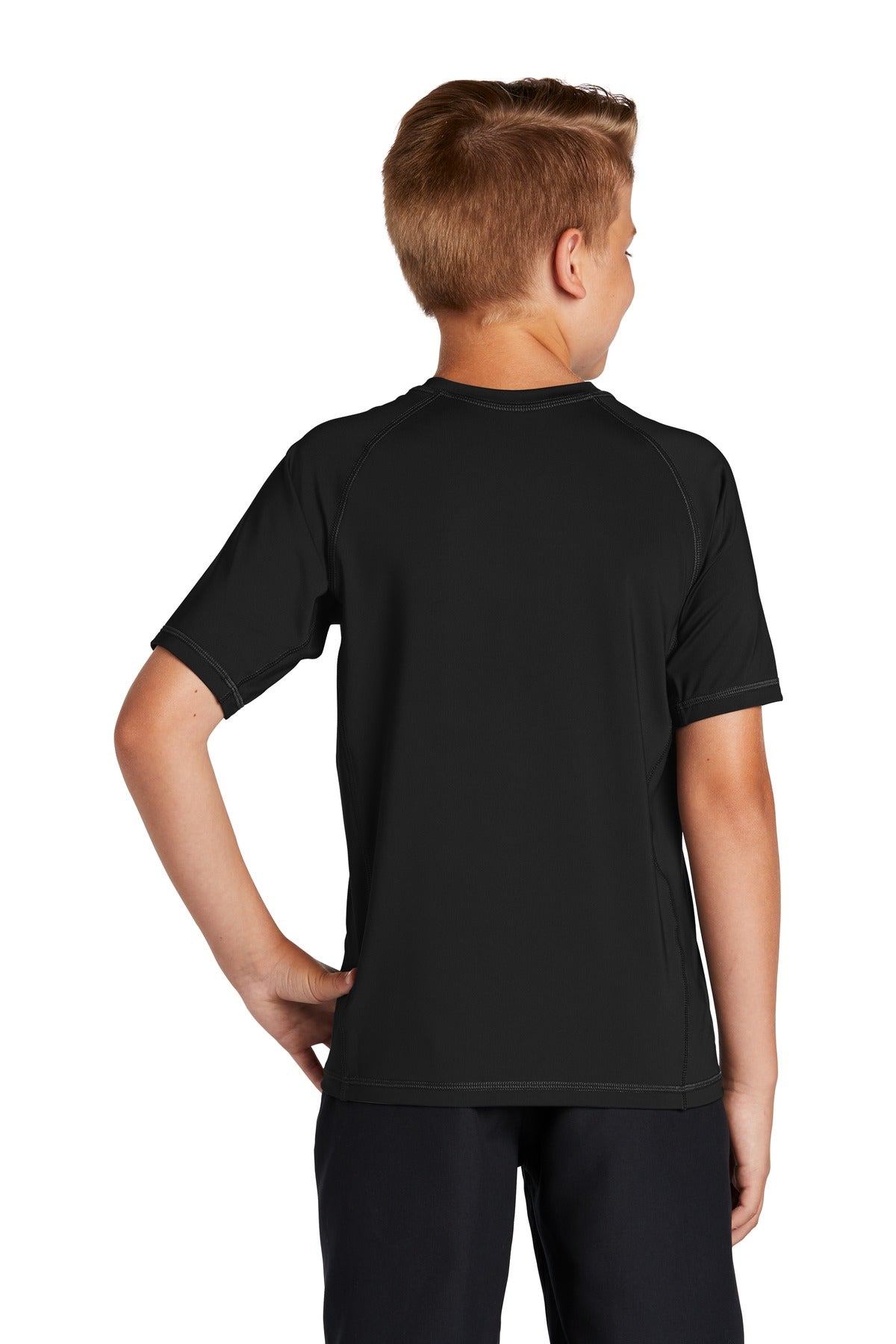 Sport-Tek Youth Rashguard Tee YST470 Youth Apparel Shirts & Tops