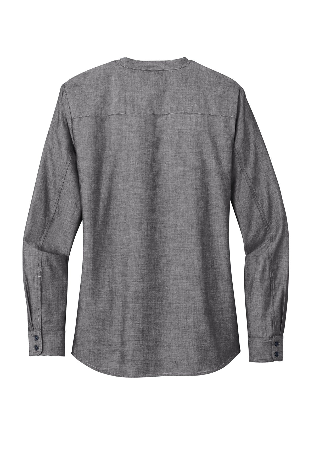 Port Authority Women's Long Sleeve Chambray Easy Care Shirt LW382 Womens Apparel Shirts & Tops