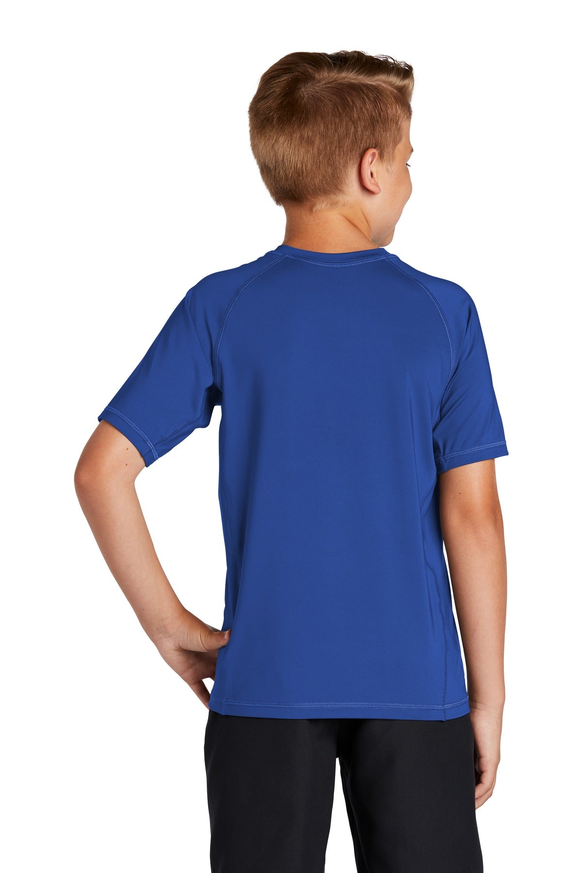 Sport-Tek Youth Rashguard Tee YST470 Youth Apparel Shirts & Tops