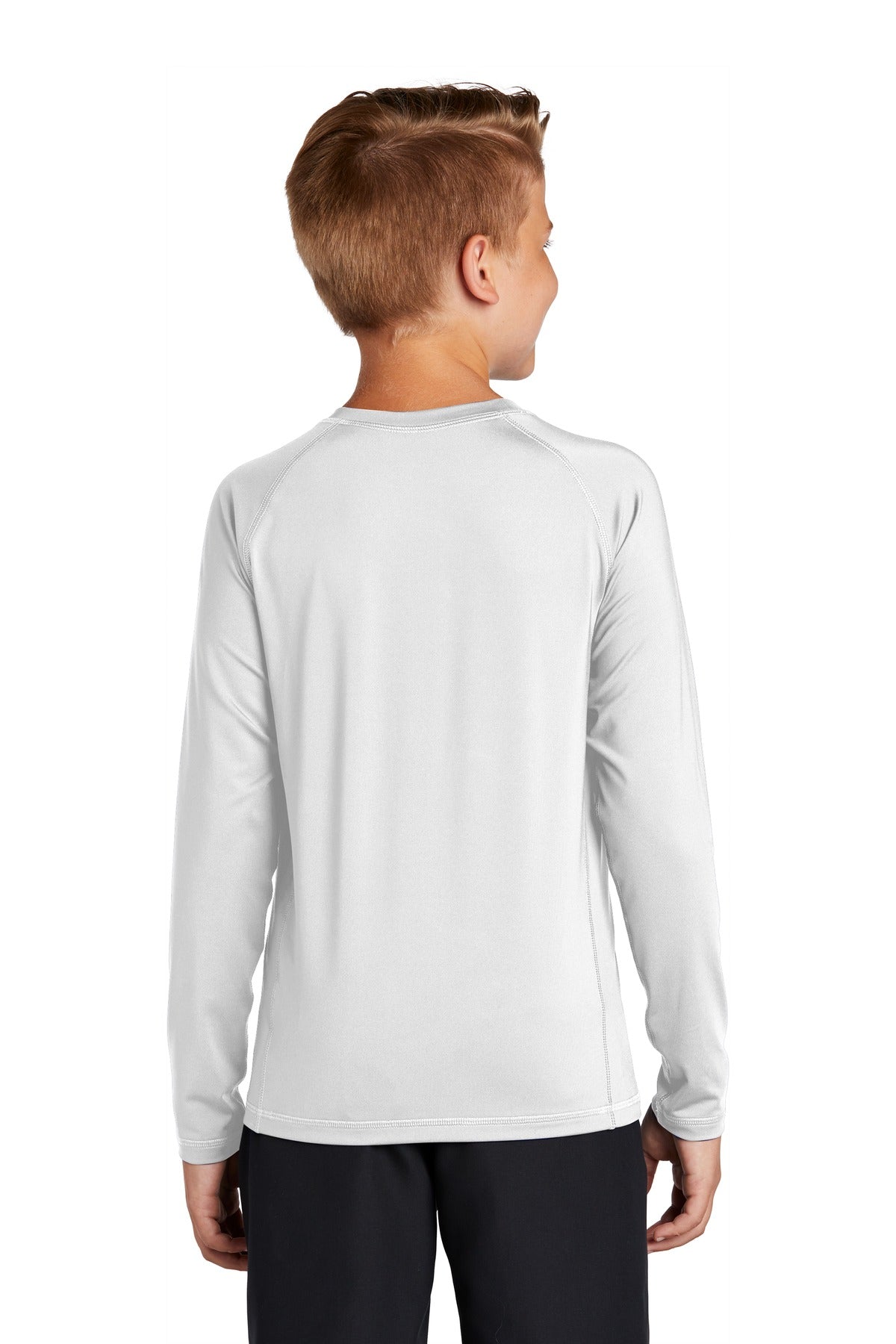 Sport-Tek Youth Long Sleeve Rashguard Tee YST470LS Youth Apparel Shirts & Tops