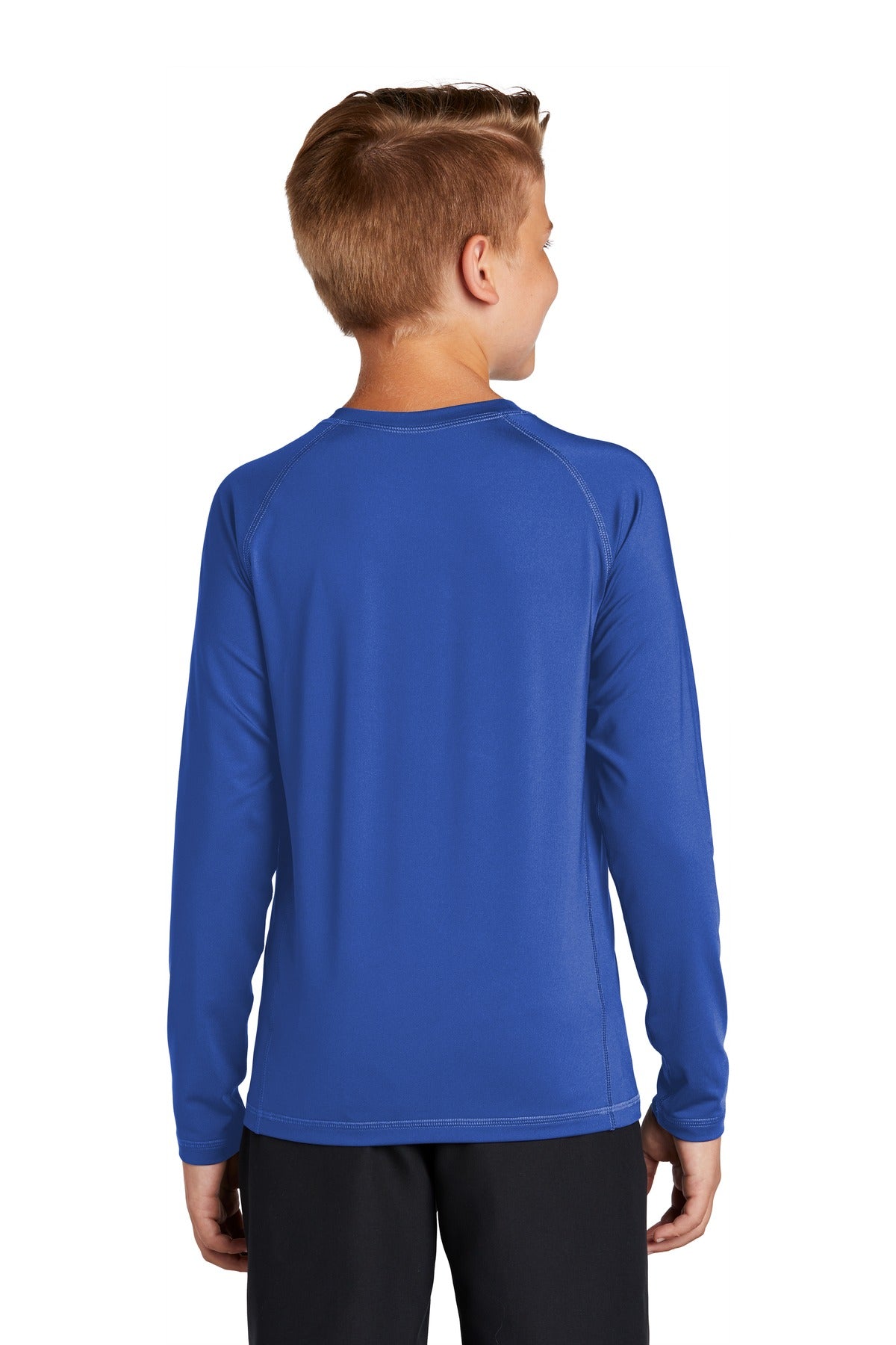 Sport-Tek Youth Long Sleeve Rashguard Tee YST470LS Youth Apparel Shirts & Tops