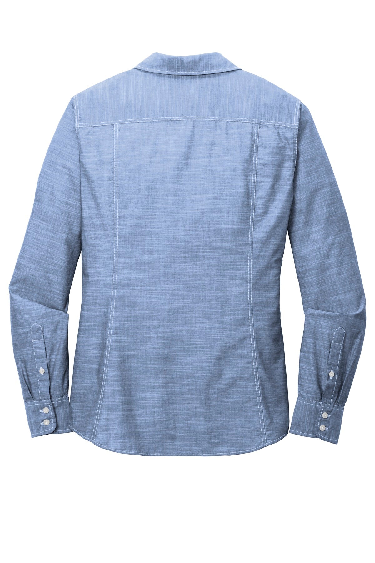 Port Authority Women's Slub Chambray Shirt. LW380 Womens Apparel Shirts & Tops