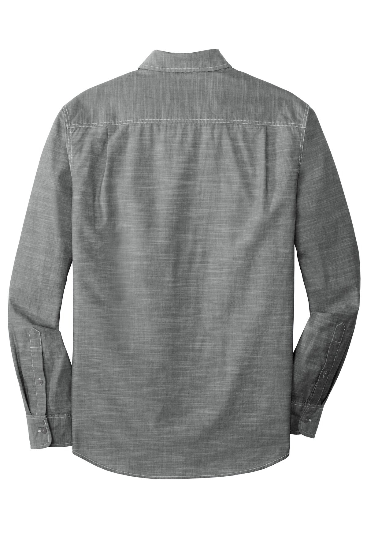 Port Authority Men's Slub Chambray Shirt. W380 Mens Apparel Shirts & Tops